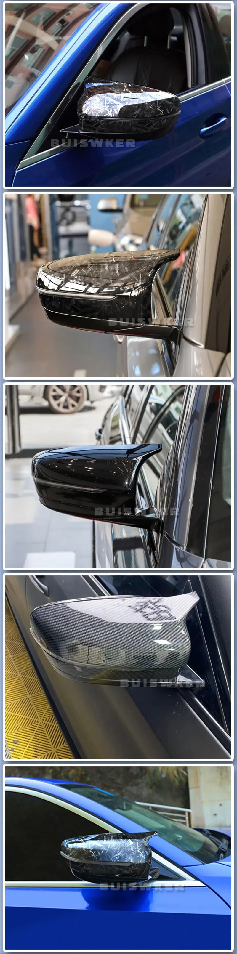 LHD Carbonfaser Außenspiegelabdeckung für BMW 3er 4er 5er 7er 8er Serie G20 G21 G28 G11 G12 G14 G15 G16 G30 G31 G38 – Detail 4