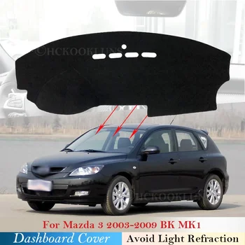 for Mazda 3 BK 2003 2004 2005 2006 2007 2008 2009 MK1 Dashboard Cover Protective Pad Carpet Flannel Mat Sunshade Car Accessories 1