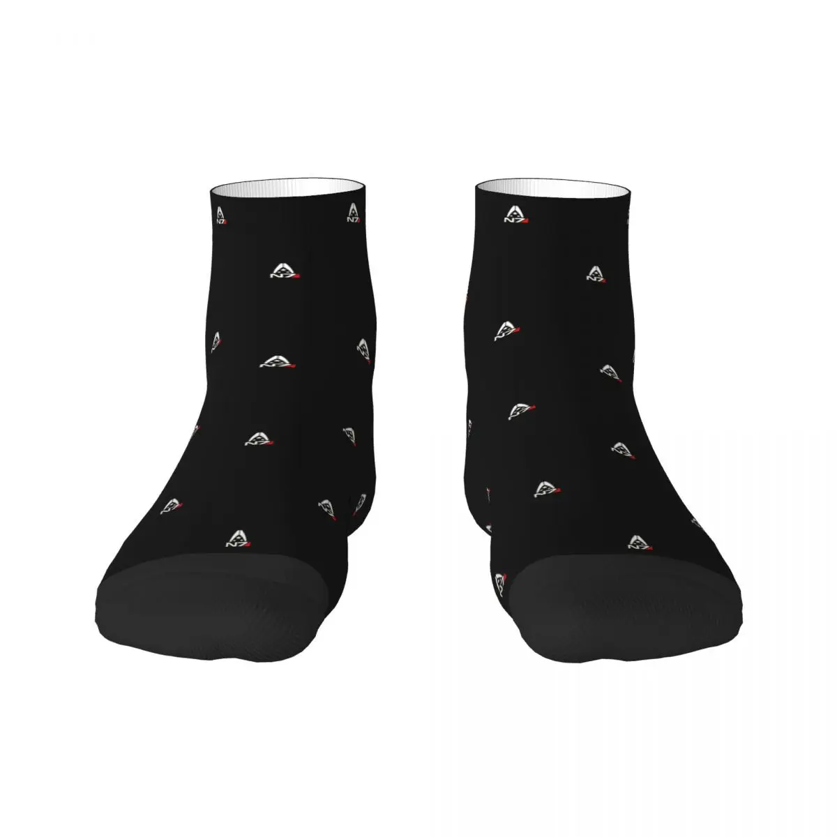 

Mass Effect N7 Logo Dress Socks Mens Womens Warm Fashion Novelty Alliance Military Video Game Crew Socks