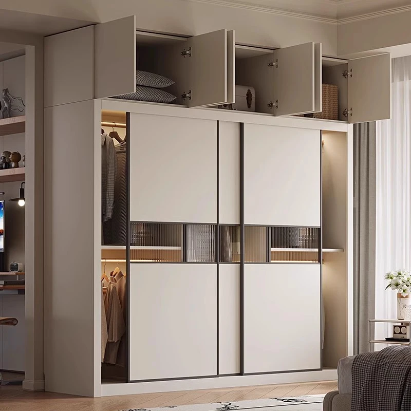 Open System Closet Cupboard Bedroom Clothes Nordic Wardrobe Minimalist Modern Jewelry Fabric Cube Guarda Roupa Home Furniture 2