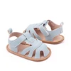 Baby Summer Sandal High Quality TPR Sole Anti-slip Toddler Beach Shoes PU Waterproof for Newborn Boys and Girls 0-9-18 Months 5