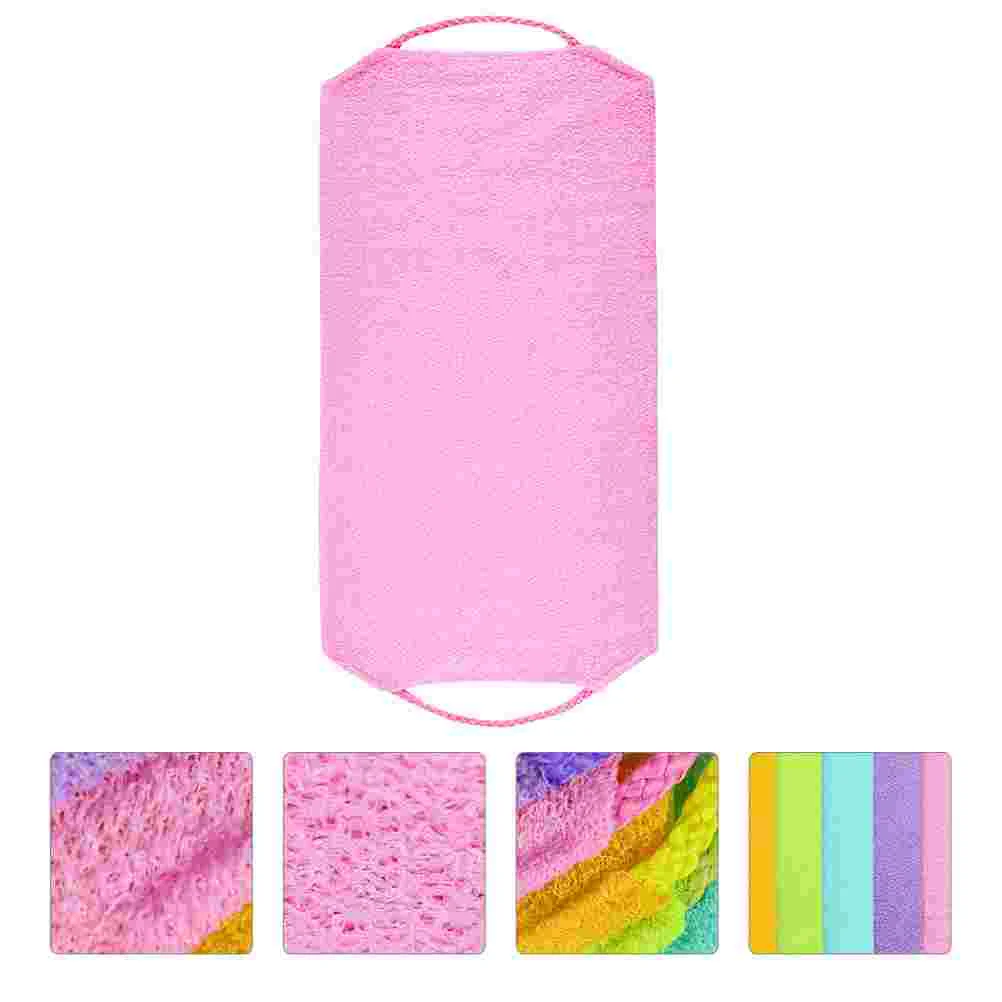 

Pull Back Strip Shower Cloth Bath Towel Double Sided Body Massager Stretch Wash