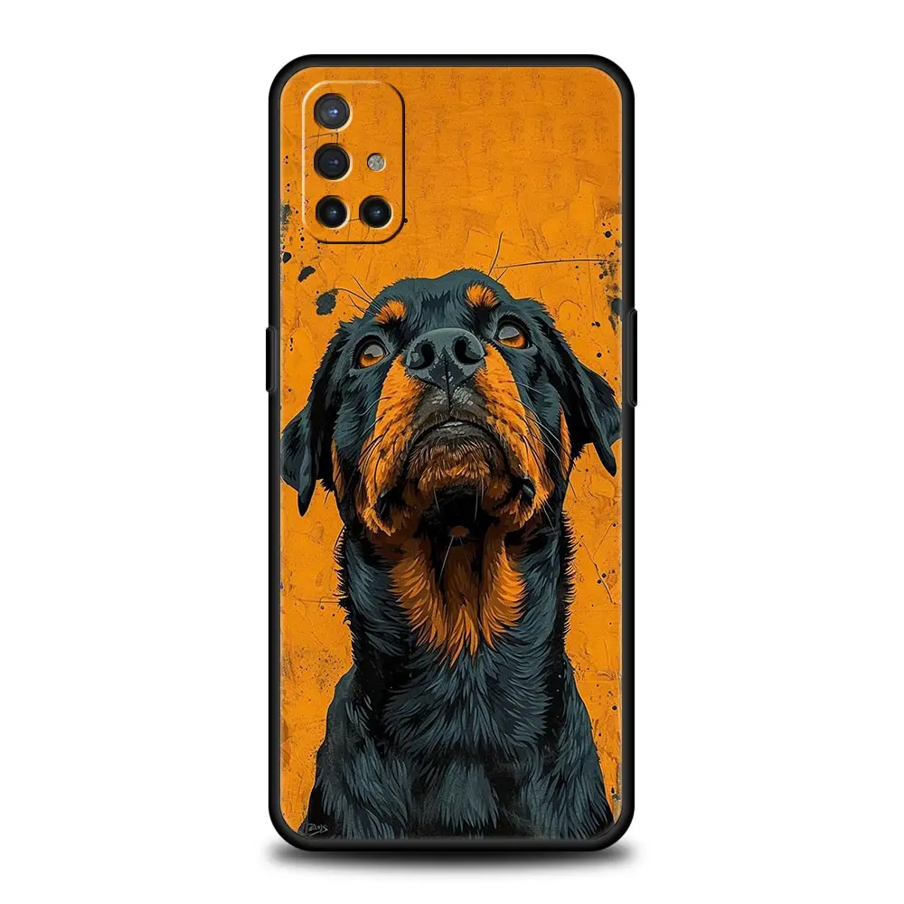 Rottweiler Dog Soft Phone Case Cover