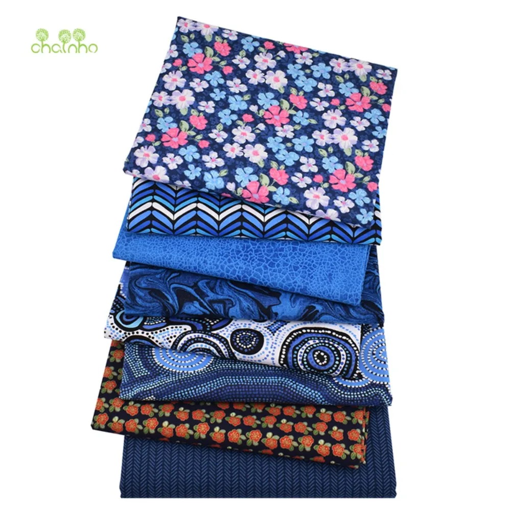 Chainho,Plain Weave Cotton Fabric,Handmade DIY Quilting Sewing Material,Patchwork Cloth,8 Bronzing Series,20x25cm/Piece,15CD8