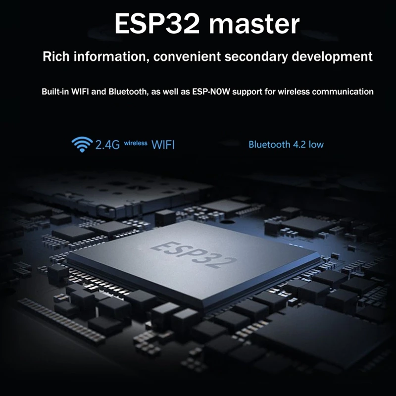 Waveshare 다기능 인터페이스 드라이버 보드 부품, ESP32 기반 로봇용, 와이파이 블루투스 ESP-NOW 지원