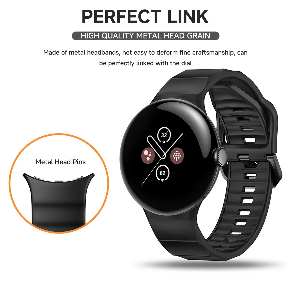 Sofe Silicone Sport Band - Durable Strap