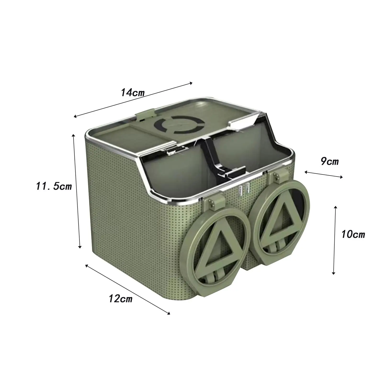 Car Armrest Storage Box Armrest Tissue Holder for Water Tumbler Tissues