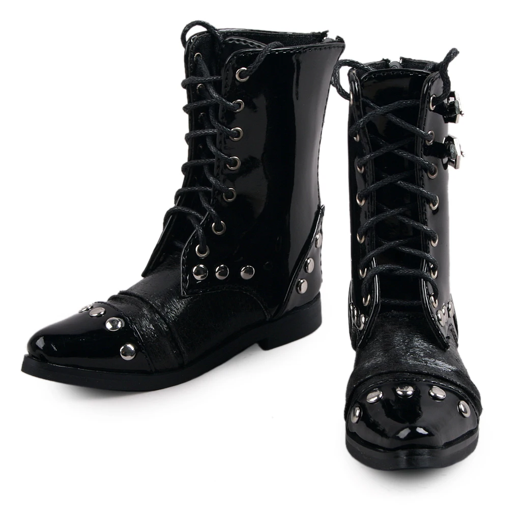 

Стильные черные заклепки wamami 13 # из синтетической кожи для куклы SD17 DZ70 см