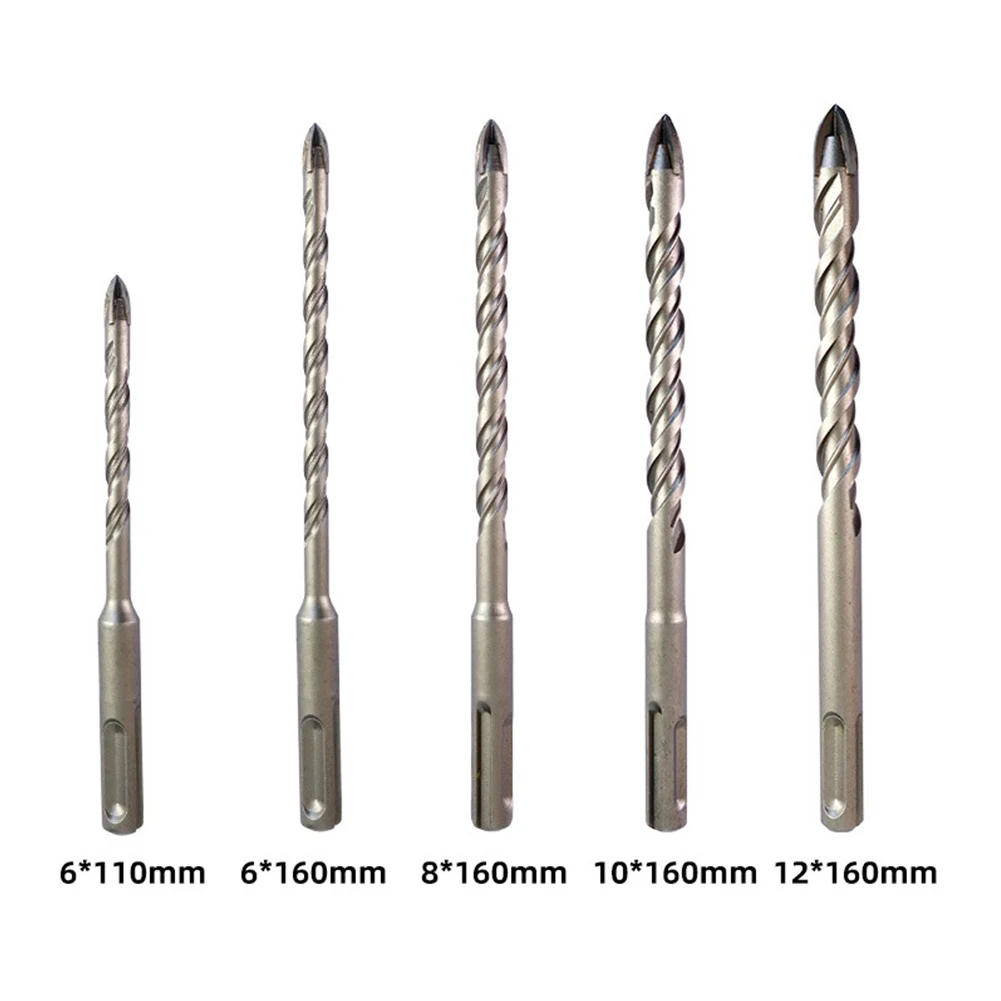Drill Bit Set Tools Tile Porcelain Drill Bit SDS PLUS Shank Carbide Drilling for Ceramic Stone