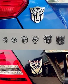 Adesivi 3D per Auto, Emblema Transformer, Decalcomania per Coda, Accessori Cool Autobots per Auto e Moto