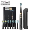 Fairywill Sonic Electric Toothbrush FW-508 USB Charger IPX7 Waterproof Electronic Toothbrush with 8 Replacement Brush Heads 1