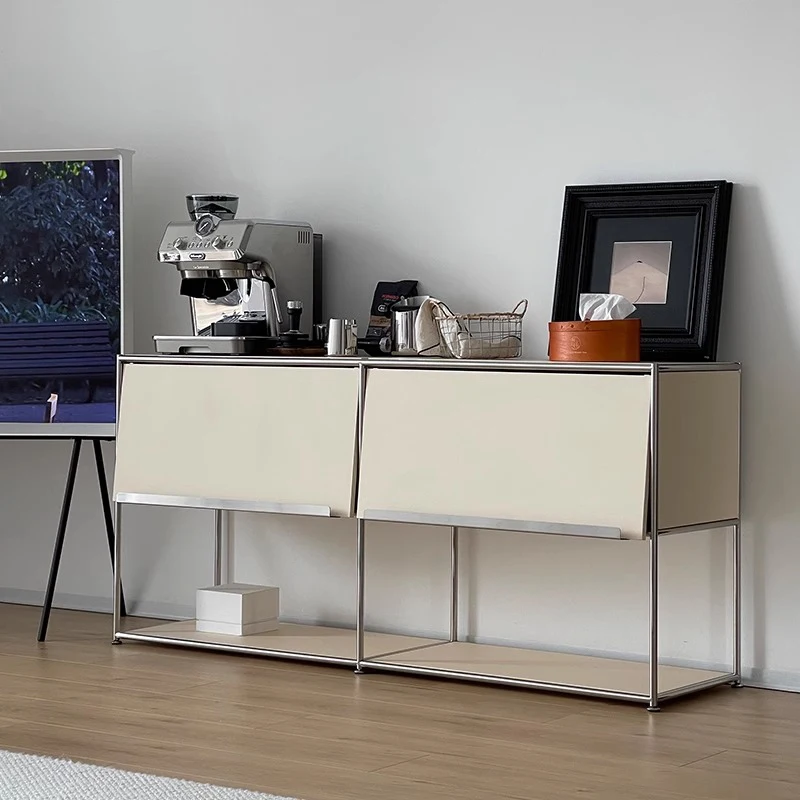 

Metal Small Living Room Cabinets Designer Italian Display Make Up Cabinet Multifunctional Sideboard Cajoneras Salon Furnitures