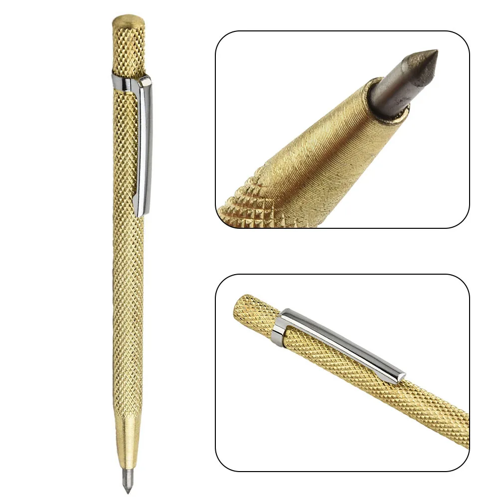 1PCS Metal Tile Cutting Pen Tungsten Carbide Tip Scriber Marking Engraving Pen For Ceramic Wood Carving Professional Hand