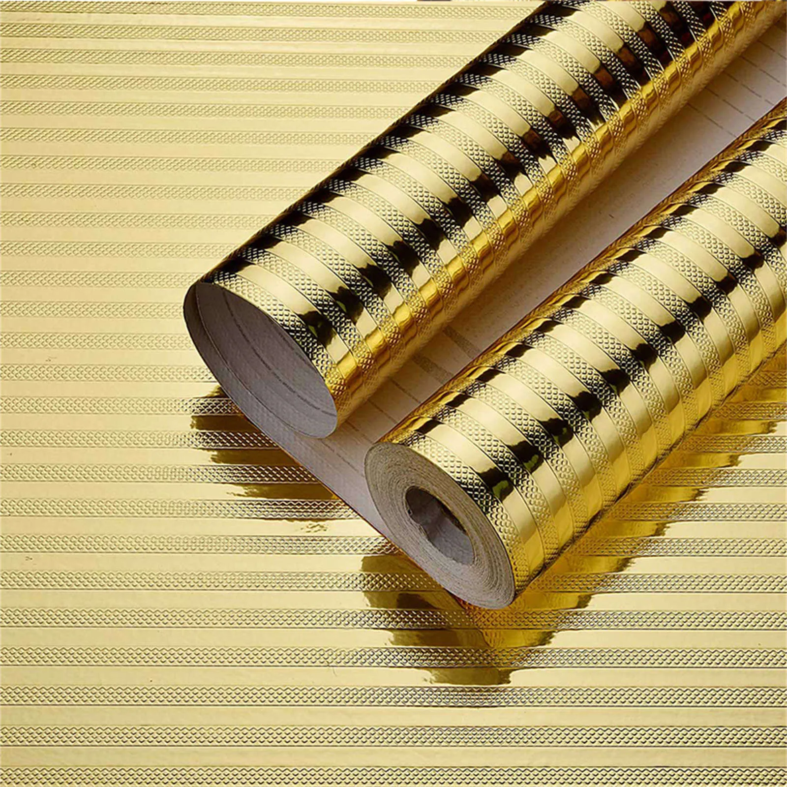 40*50cm Stickers Wallpaper Waterproof Kitchen Aluminum Foil Selfadhesive Large Drawer Pad Oil