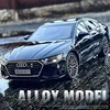 1:24 Audi A7 Alloy Toy Car Model Wheel Steering Sound and Light Children's Toy Collectibles Birthday Gift 1