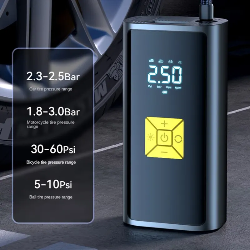 150PSI Smart Air Pump Portable Car Automatic Compressor Tire Inflator for Motorcycle Bicycle Inflatable