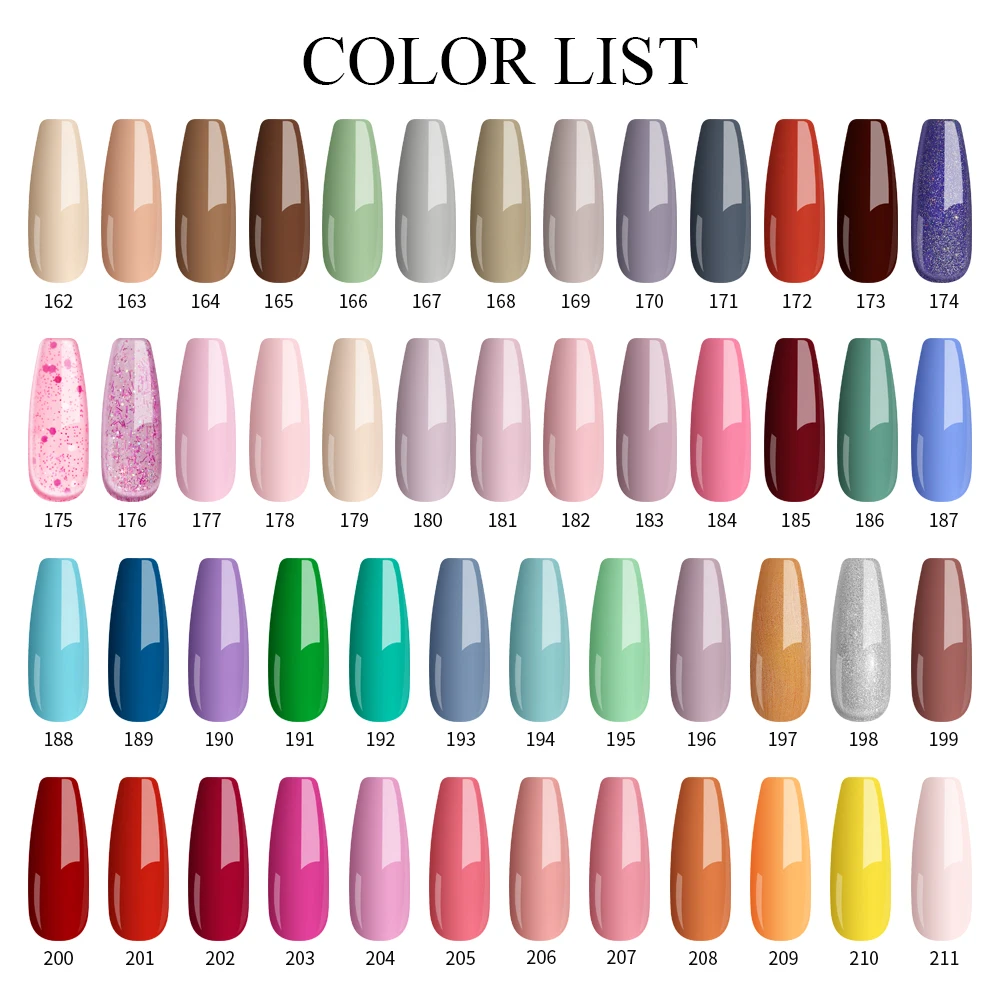 Gel Nail Polish Set Semi Permanent Varnish Kit Soak Off Gel Pedicure Beginner Nail Supplies For Professionals All For Manicure