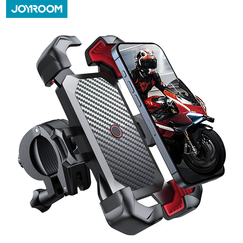 Joyroom Bike Phone Holder 360Â° View Universal Bicycle Phone Holder for 4.7-7 inch Mobile Phone Stand Shockproof Bracket GPS Clip