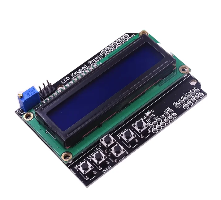 1 Pz Tastiera Lcd Schermo Lcd Lcd1602 1602 Modulo Display Atmega328 Atmega2560 Raspberry Pi Uno Schermata Blu