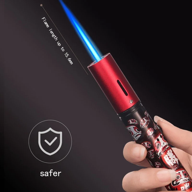 Pen Airbrush Jet Butane Candle Lighter Metal Gas Kitchen Torch Turbo Windproof Cigar Pipe Lighter Gadget Men bbq lighter butane gas lighter cigarette lighter