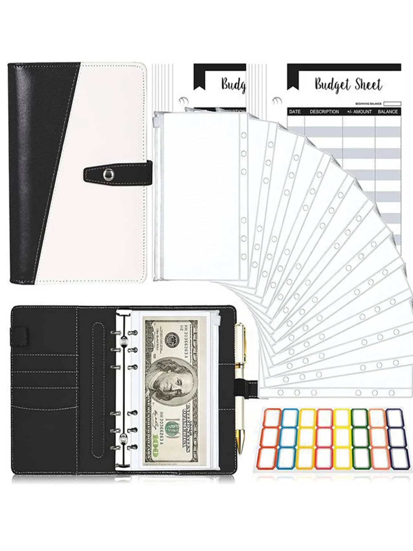 Bview 아트 저널 하드 커버 플래너 노트북 세트, 초보자, 여성, 소녀 노트