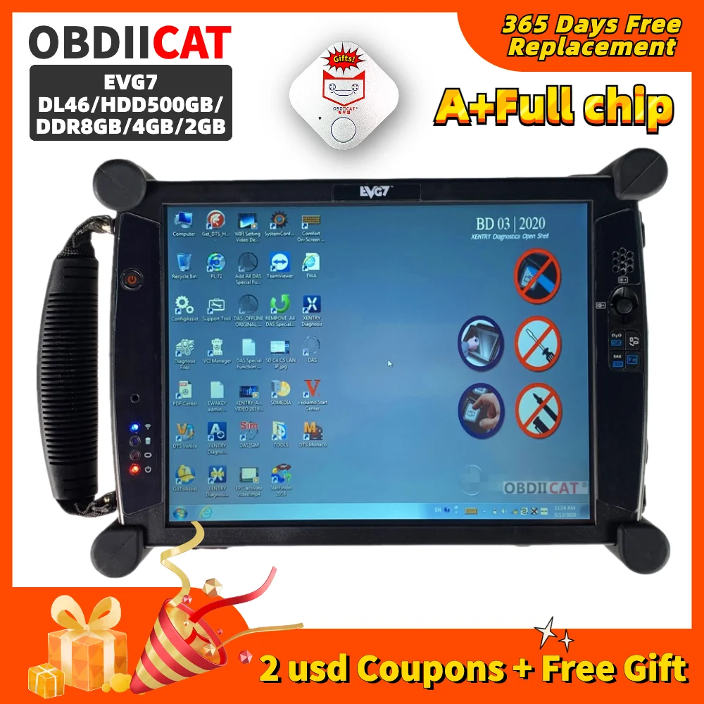 

Диагностический контроллер EVG 7, планшетный ПК EVG7 DL46, предназначенный для ремонта автомобилей, EVG7 DL46/HDD500GB/DDR8GB/4GB/2GB