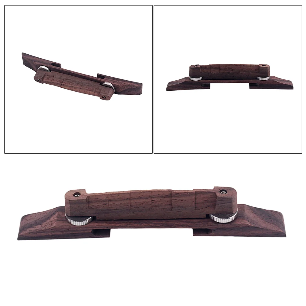 

Guitar Bridge Rosewood Archtop Floating Roller Saddle Guitar Bridge Guitar Parts for Bass Musical Instrument Guitar