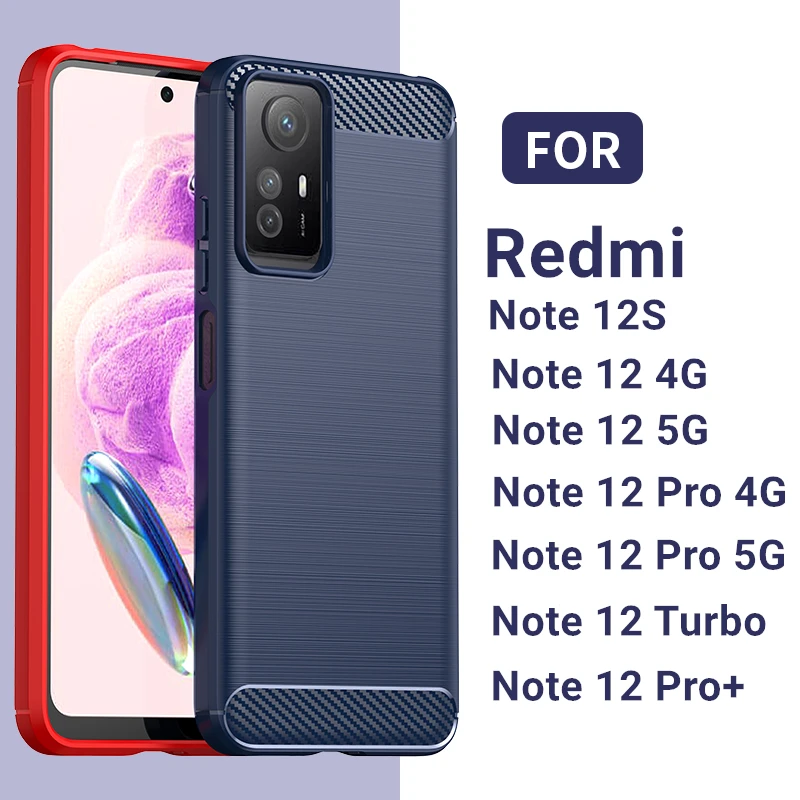 Per Xiaomi Redmi Note 12S Custodia Xiaomi Redmi Note 12S 12 Pro + Plus Cover Cover Posteriore In Tpu Antiurto Xiaomi Redmi Note 12S