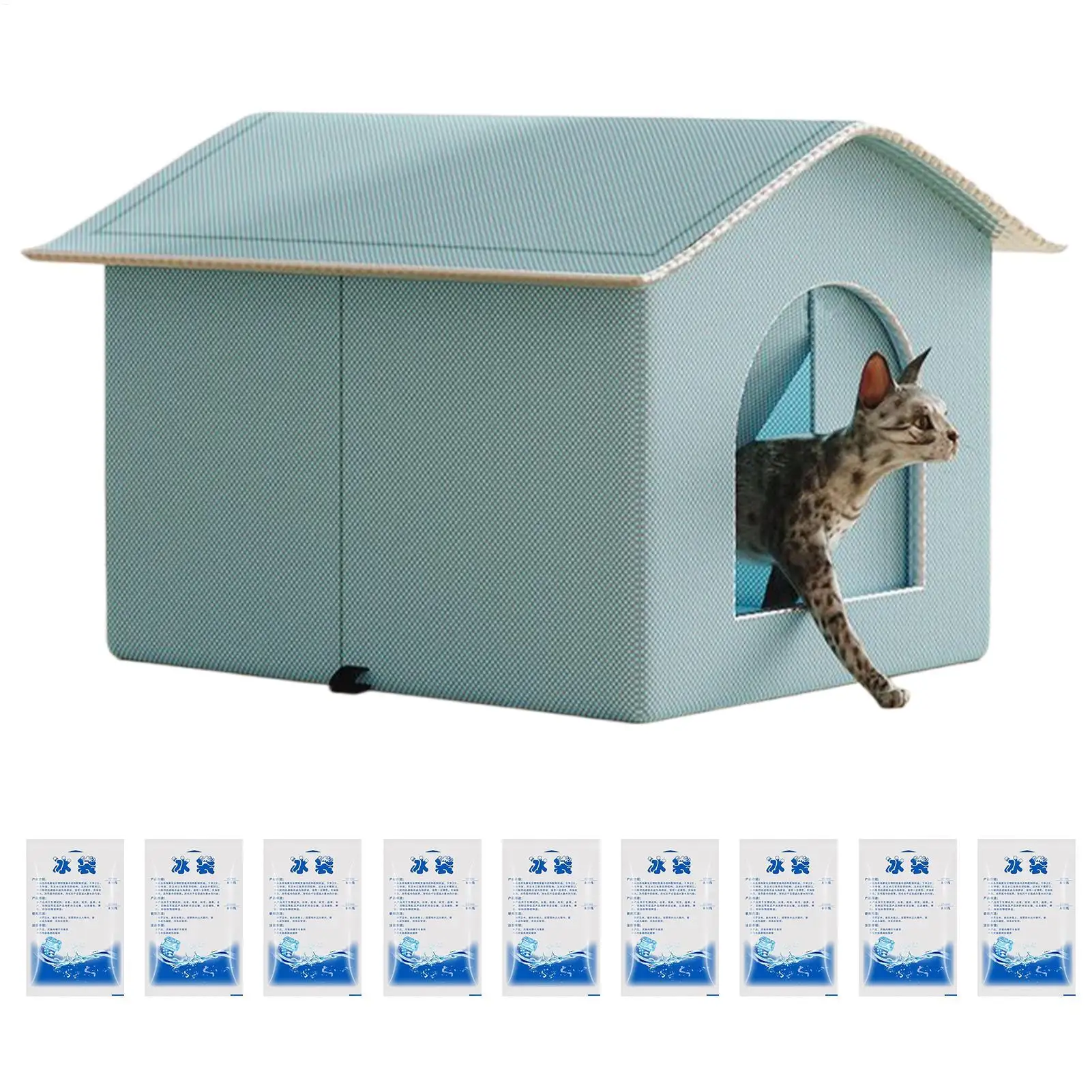 hot sale All Seasin Small Cat Dog Air Conditioning House Bed Summer Cooling Winter Warm Nest Dog Dog Four Seasons Pet House