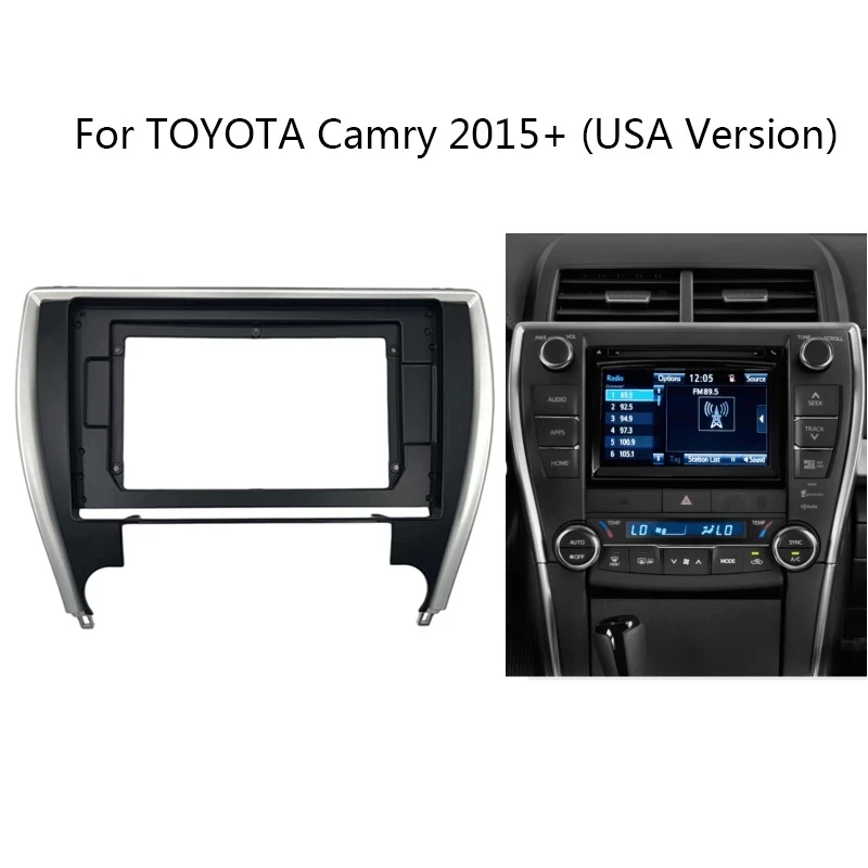 

2din Car radio Frame Adapter For Toyota Camry V50 USA version 2011-2017 big screen Android Radio Audio Dash Fitting Panel Kit