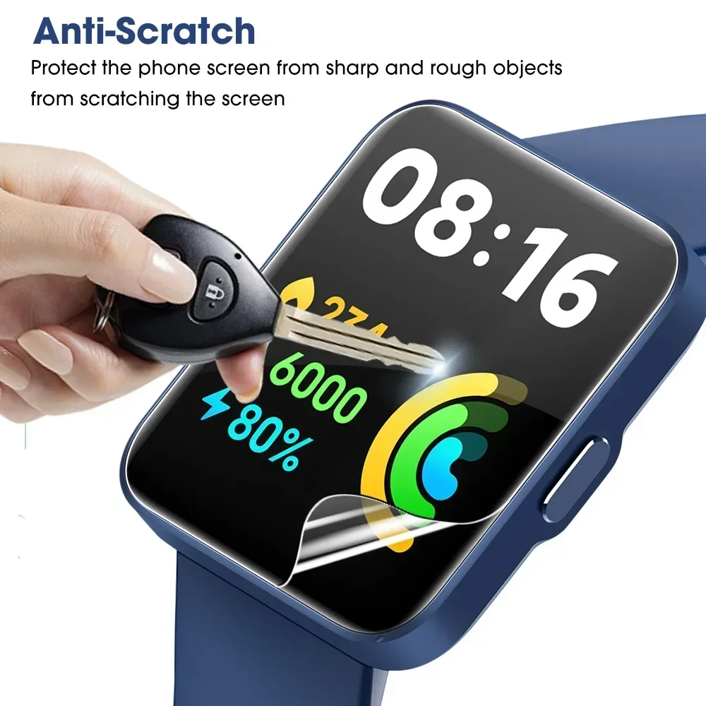 Hydrogel Film Soft Screen Protector - Anti-Scratch Cover for Smartwatch Accessories