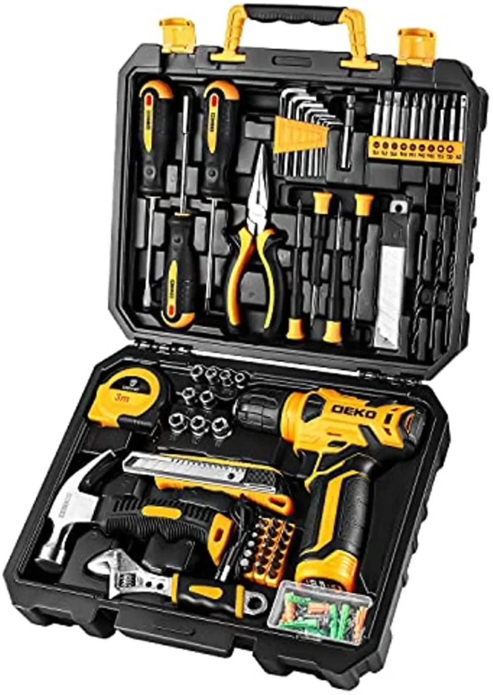 BLACK+DECKER Hand Tool Kit I 126 Pcs I Home, DIY and Professional use 