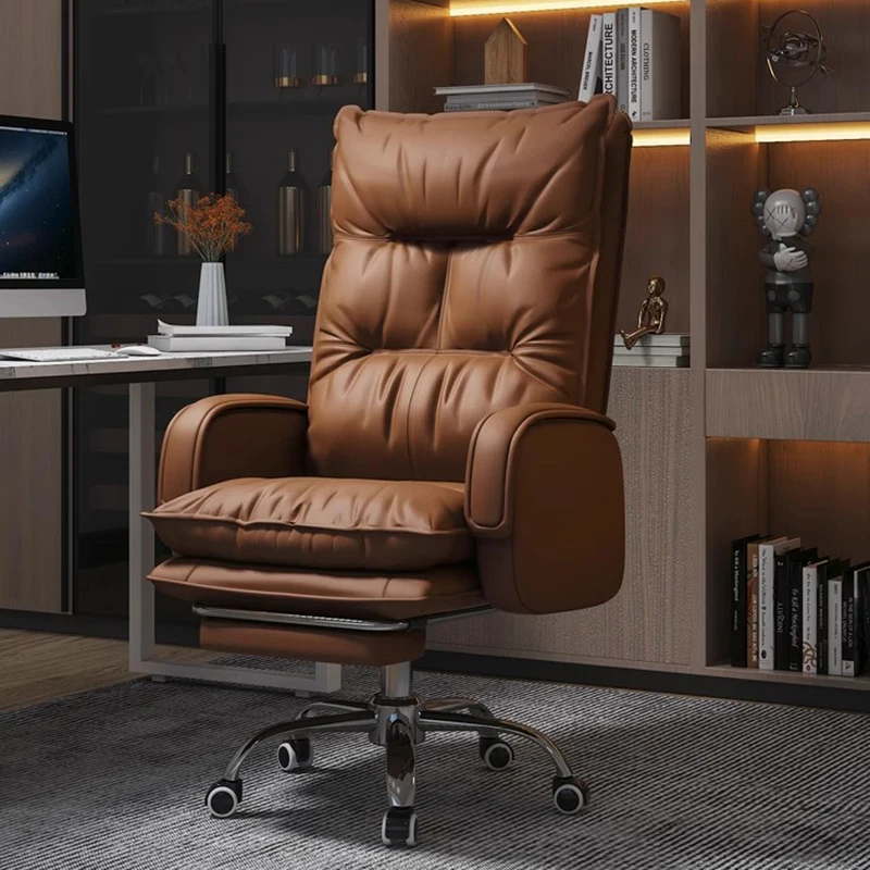 Comfy Designer Office Chair Luxury Accent Mobile Ergonomic Recliner Boss Chairs Computer Sillas De Escritorio Home Furniture massage luxury office chair mobile accent recliner comfortable lounge boss chairs ergonomic sillas de escritorio furniture