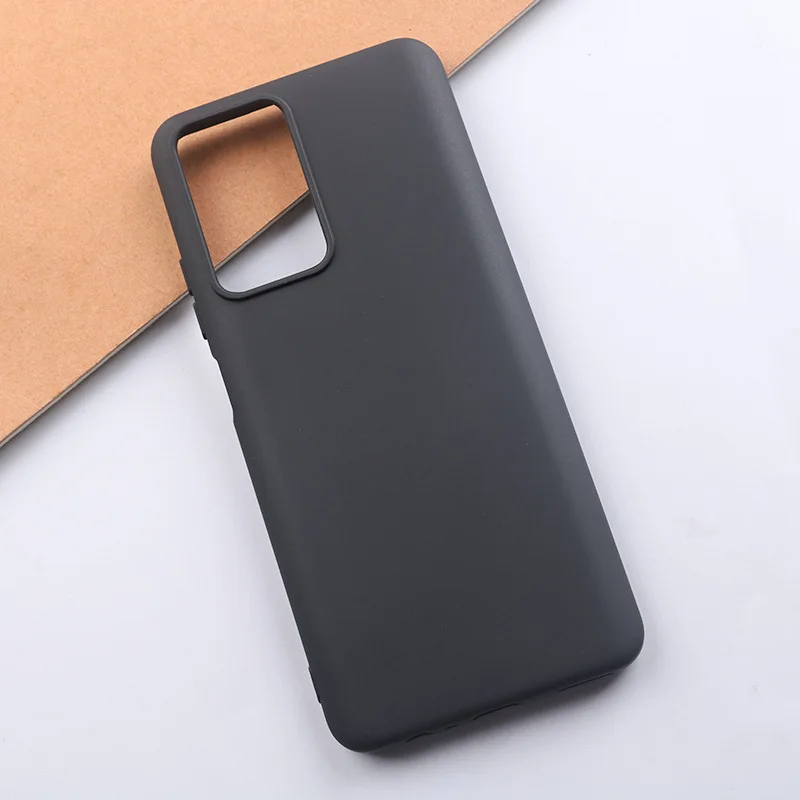 LCEHTOGYE Cover per ZTE Blade A72S,Nero Custodie Morbido