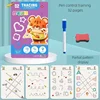 Magical Tracing Workbook Montessori Educational Writing for Children Reusable Pen Control Training Calligraphy Copybook for Kids 1