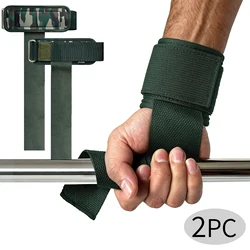 Enhanced Weight Lifting Wrist Straps for Gym and Fitness Workouts (ARMYGRENNCAMO - 2PC)