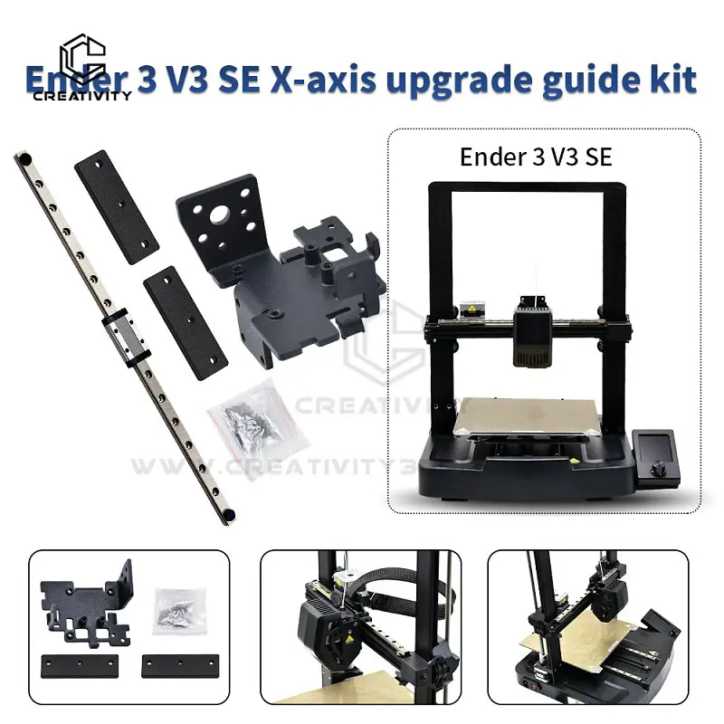 Ender3V3KEパーツ Amazon.com: Ender 3 Aluminum Dual Z Axis Lead Screw Upgrade Kit 3D