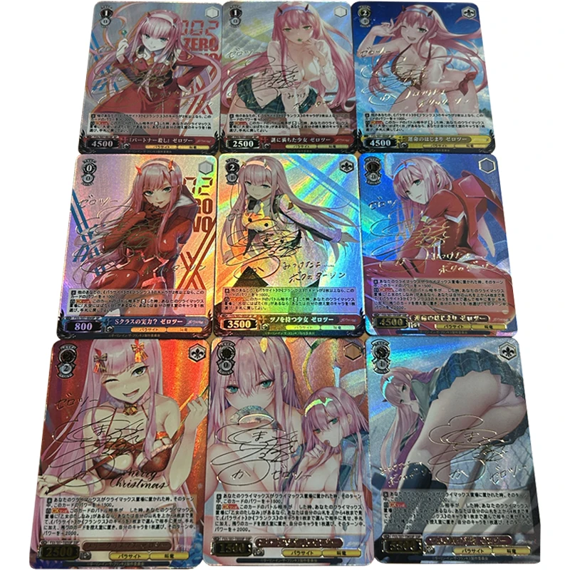 

9 шт./набор, карточки с надписью «Zero Two»