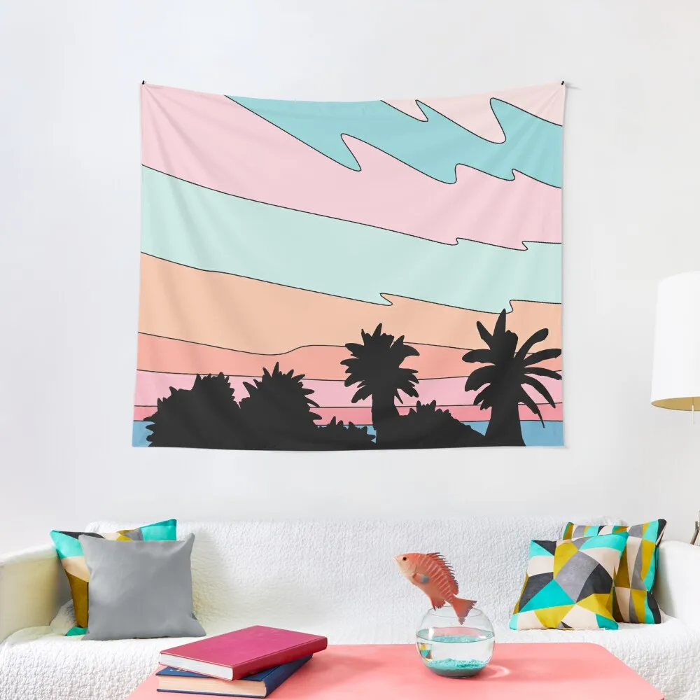 

Beach sunset by Elebea Tapestry Wall Art Decor For Bedroom Tapestry