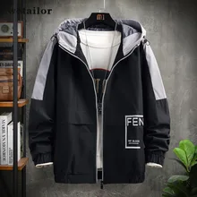 

Spring Autumn Basic Windbreaker Men Jackets Long Sleeve Harajuku Loose Streetwear Large Size Pockets Womens Outerwear