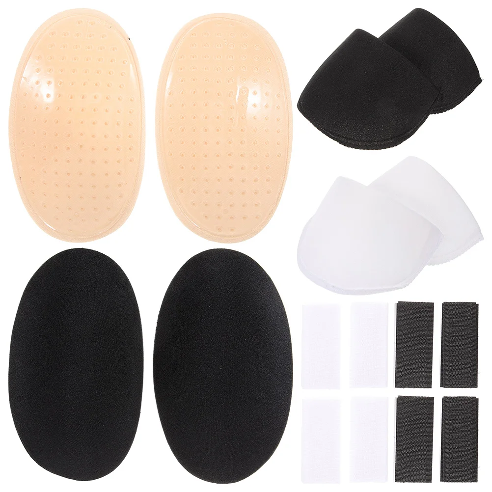 

4 Pairs Shoulder Pads Silicone Nonslip Accessories Putting Mat Enhancer Sponge Push up