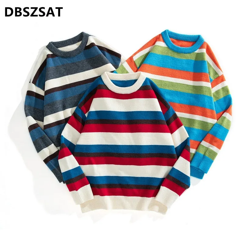 

Hip Hop Knitwear Sweaters Mens 2023 NEW Patchwork Print Sweaters Jumpers Tops Couple Casual Streetwear Pullover Sweaters