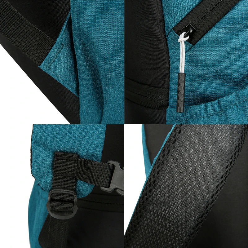 Compact Solid-Color Backpack for Outdoor Adventures and Everyday Use