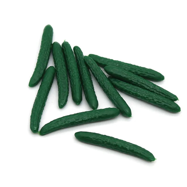 20 Dcs Mini Dekoráció 36 Cm -Es Szimulált Uborka Ház Kellékek Élelmiszer -Színlelt Kézikönyv - Image 6