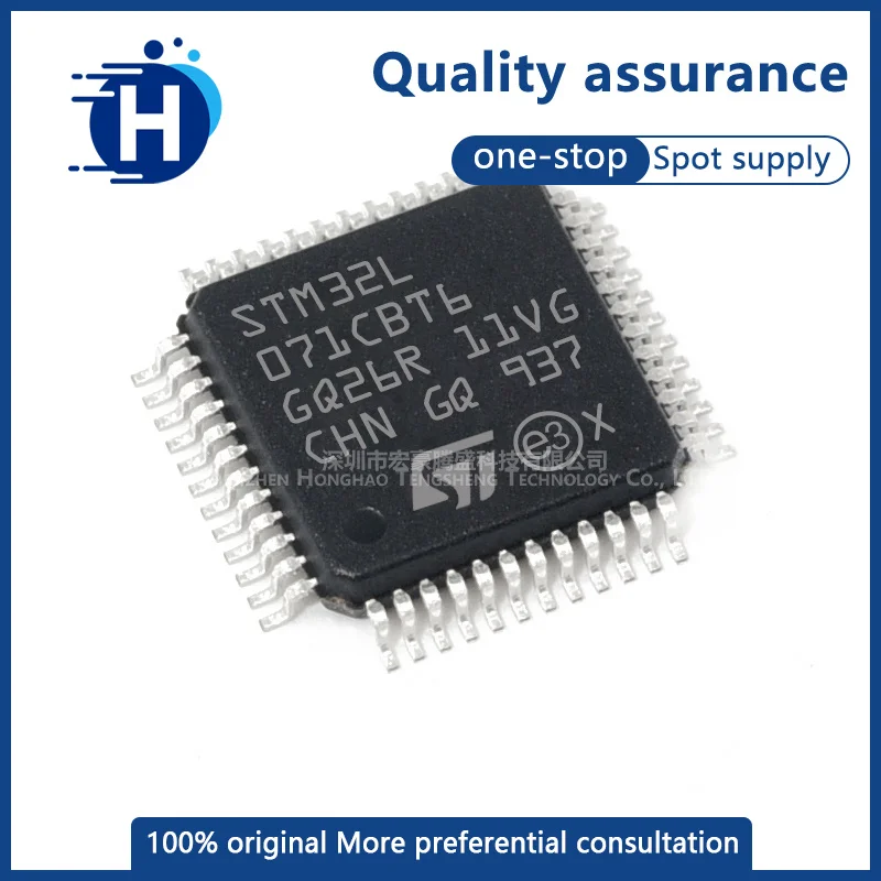 

Original genuine STM32L071CBT6 LQFP-48 32-bit microcontroller MCU ARM microcontroller chip