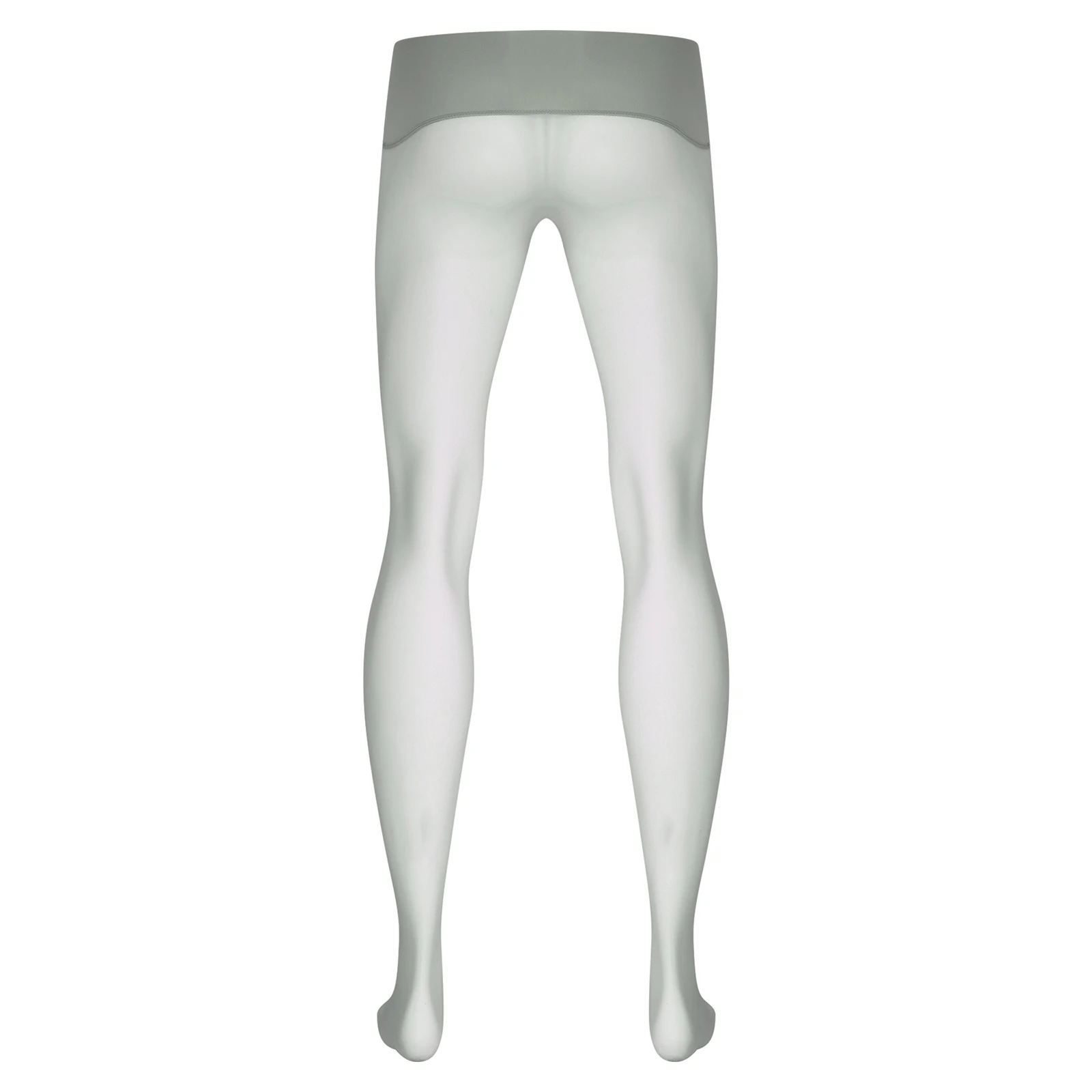Men's Ultra-Thin Pantyhose Nylon Sheer High Waist Stockings Seamless Stretchy Tights Leggings for Lingerie Nightwear Dance Wear