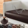 PU Leather Waterproof Sofa Seat Cushion Cover Elastic Chair Settee Seats Furniture Protector For Home Living Room Pets Kids 1