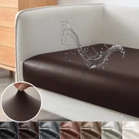 PU Leather Waterproof Sofa Seat Cushion Cover Elastic Chair Settee Seats Furniture Protector For Home Living Room Pets Kids 1