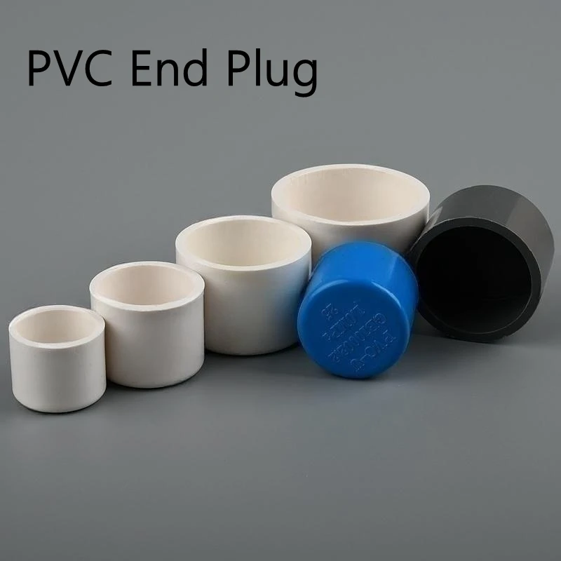 

1PC I.D 16~110mm PVC End Plug Garden Irrigation Aquarium Fish Tank Fittings Water Pipe Connector Farm Accessories Adapter