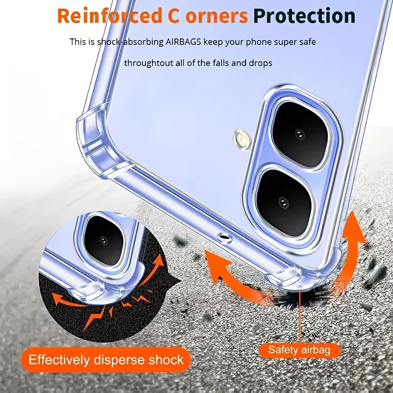 Clear Silicone Back Cover - Transparent Phone Case